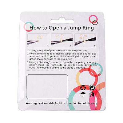 6 Colors Aluminum Wire Open Jump Rings ALUM-JP0001-01C-1
