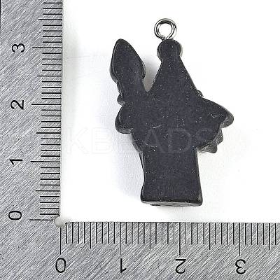 Halloween Theme Resin Pendants RESI-M046-01O-1