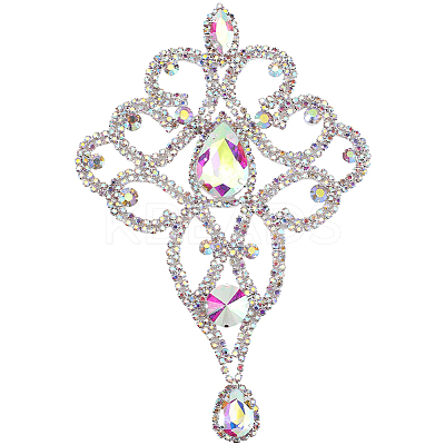 Plastic & Resin Rhinestone Sewing Decorate DIY-WH20032-38S-02-1