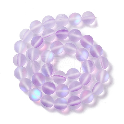 Synthetic Moonstone Beads Strands G-E573-01C-03-1
