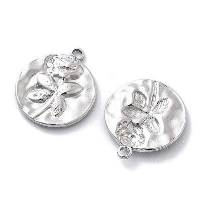 Anti-Tarnish 304 Stainless Steel Pendants STAS-R130-43P-1