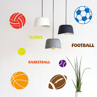 1 Set PET Hollow Out Drawing Painting Stencils DIY-MA0001-35-1