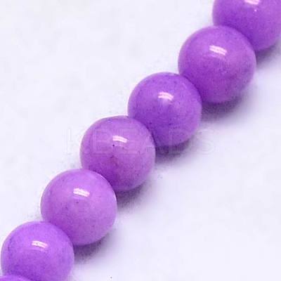 Natural Mashan Jade Round Beads Strands G-D263-12mm-XS24-1