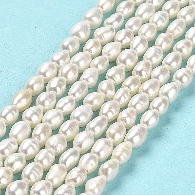Natural Cultured Freshwater Pearl Beads Strands PEAR-E016-124-1