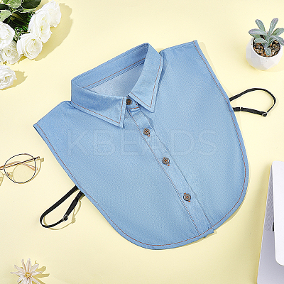 Detachable Cloth Women's False Collar DIY-WH20048-036B-1