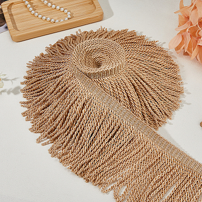 4M Polyester Tassel Lace Ribbon OCOR-DC0001-09A-1