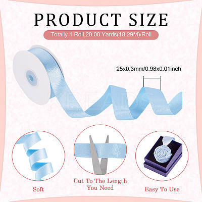 1 Roll Imitation Leather Polyester Ribbon LC-TA0001-02B-1