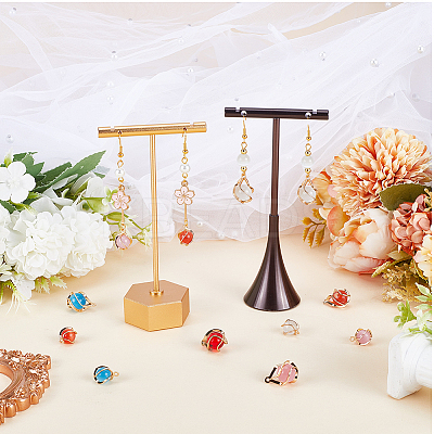 18Pcs 9 Styles Resin Imitation Cat Eye Pendants KK-SC0003-76-1
