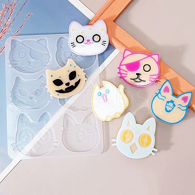 Animal Hair Clips Cabochon Silicone Molds LS-DIY-Q033-03B-1