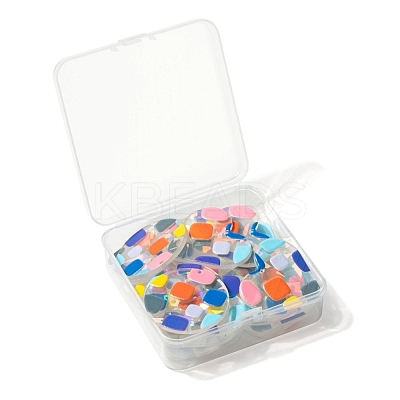 24Pcs 4 Style Transparent Clear Acrylic Pendants KY-LS0001-09-1