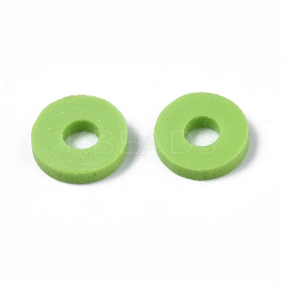 Handmade Polymer Clay Beads CLAY-R067-6.0mm-B49-1