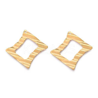 Ion Plating(IP) 304 Stainless Steel Pendants STAS-T063-219G-1
