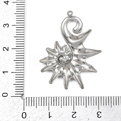 304 Stainless Steel Pendants STAS-G363-01P-1