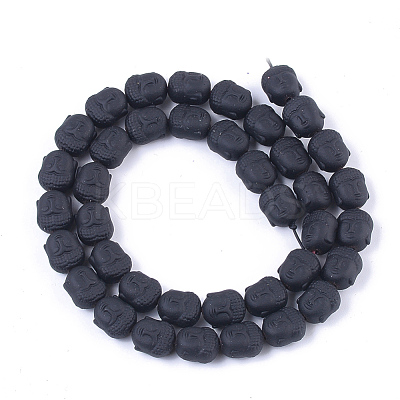 Spray Painted Non-magnetic Synthetic Hematite Beads Strands G-T116-28-17-1