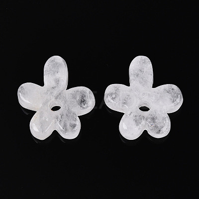 Natural Quartz Crystal Pendants G-T142-44B-1