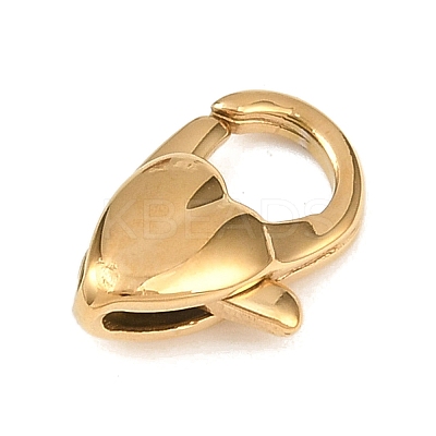 316 Stainless Steel Lobster Claw Clasps STAS-C154-03A-G-1
