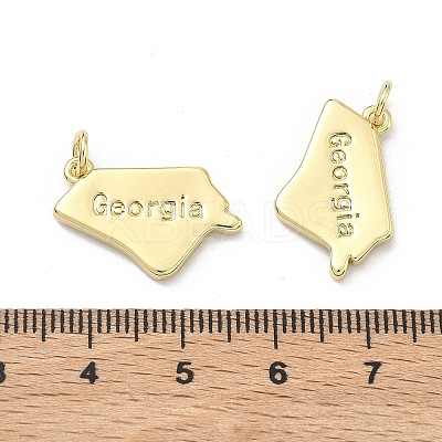 Brass Pendants KK-D229-22Y-G-1