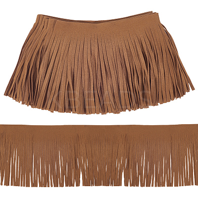 1Pc Suede Fabric Tassels Ribbon OCOR-GF0005-60A-03-1