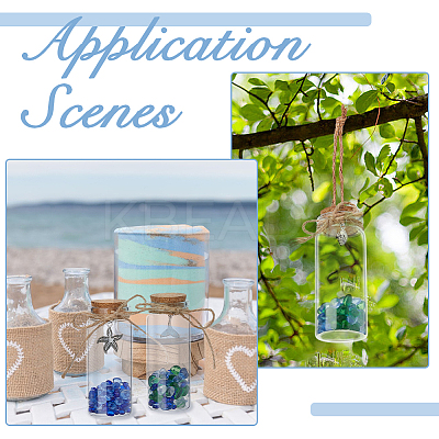 Glass Bead in Transparent Glass Bottle Display Decorations AJEW-AB00172-1