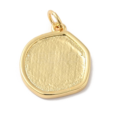 Rack Plating Brass Enamel Pendants KK-R144-01G-04-1