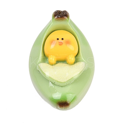 Opaque Resin Cabochons RESI-B043-02A-1