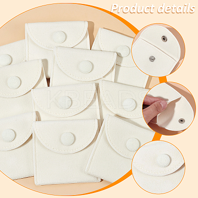 Square Velvet Jewelry Package Bags ABAG-WH0035-055A-03-1