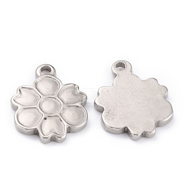 Non-Tarnish 304 Stainless Steel Pendants STAS-O145-41P-1