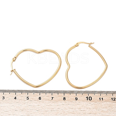 201 Stainless Steel Hoop Earrings EJEW-A052-12A-1