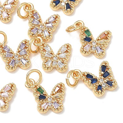 SHEGRACE Brass Pave Clear Cubic Zirconia Pendants XGRQ3Q351-628G-1