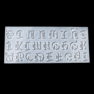 Gothic Style Letter A~Z DIY Silicone Pendant Molds SIMO-H012-04-1