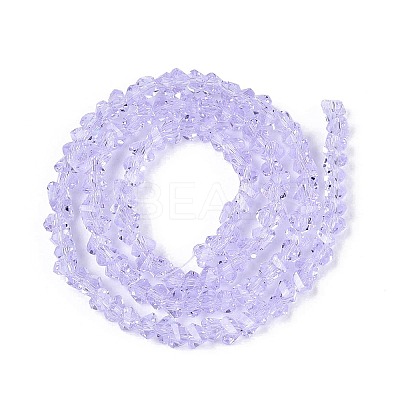 Transparent Glass Beads Strands GLAA-N018-3mm-10-1