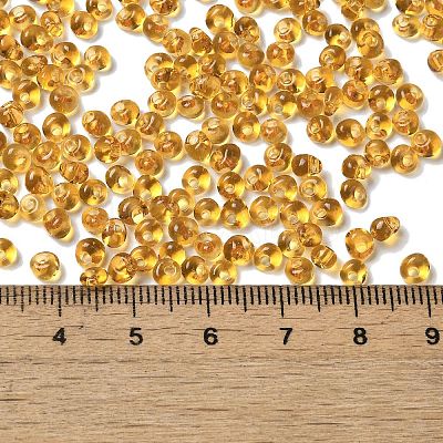 Transparent Colours Glass Seed Beads X1-SEED-P006-02A-15-1