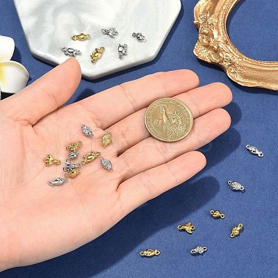 24Pcs 12 Styles Ocean 304 Stainless Steel Links Connector Charms STAS-FS0002-28-1