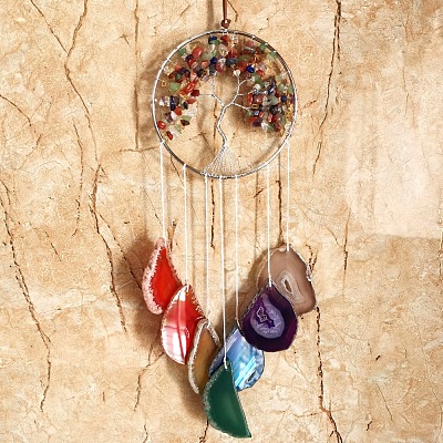 Metal Big Pendant Decorations HJEW-PW0001-016A-1