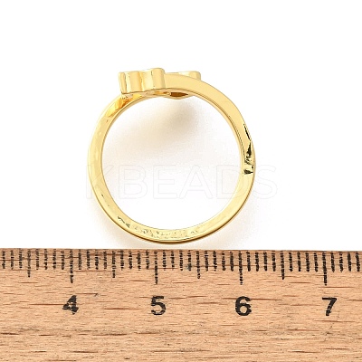 Brass Cuff Rings for Women RJEW-U044-N-1