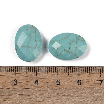 Synthetic Turquoise Cabochons G-O175-15N-01-1