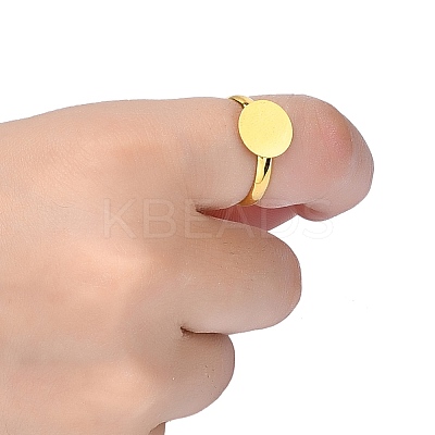Brass Pad Ring Base Findings X-EC022-G-1