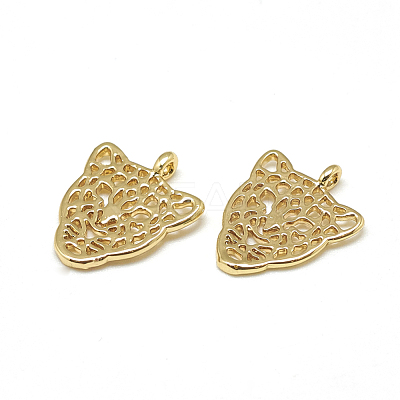 Brass Charms KK-T032-057G-1