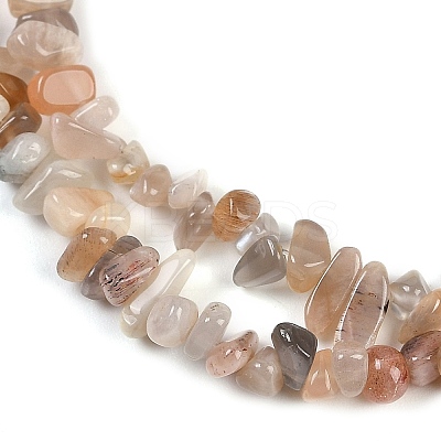 Natural Sunstone Beads Strands G-G0003-B47-1