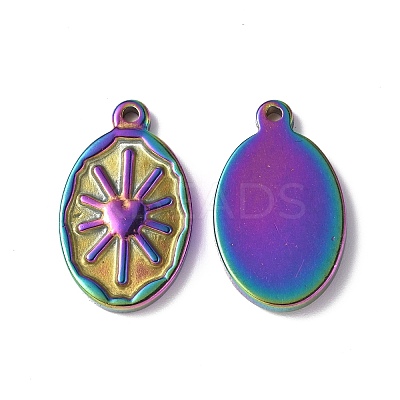Ion Plating(IP) 304 Stainless Steel Pendants STAS-G278-07MC-1