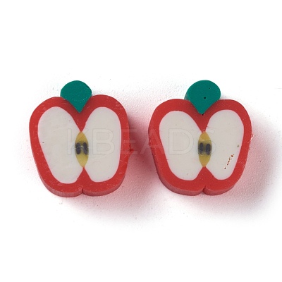 Handmade Polymer Clay Beads X-CLAY-R069-01C-02-1