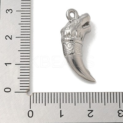 Anti-Tarnish 304 Stainless Steel Pendants STAS-Q334-37P-1