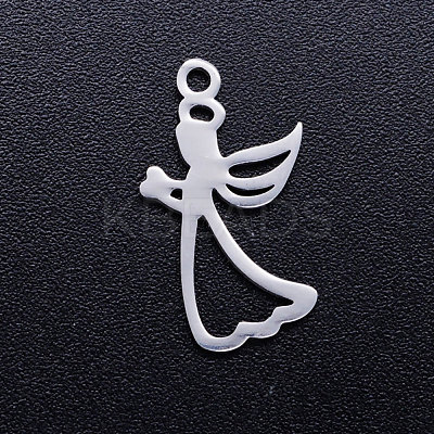 Non-Tarnish 304 Stainless Steel Hollow Pendants A-STAS-Q201-JN312-1-1