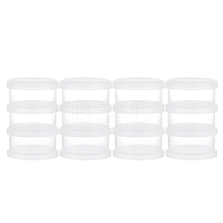Transparent Plastic Bead Containers CON-BC0006-02-1