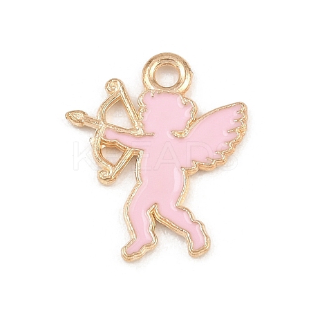 Valentine's Day Alloy Enamel Pendants ENAM-I084-01KCG-18-1