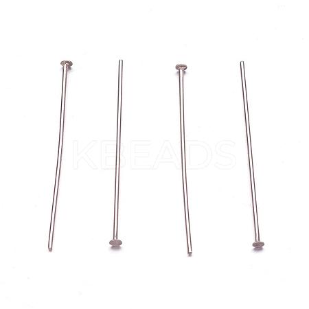 304 Stainless Steel Flat Head Pins STAS-F117-58P-1.7x30-1