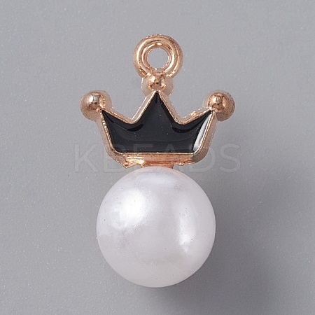 Resin Imitation Pearl Pendants FIND-TAC0002-041E-1