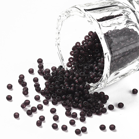 12/0 Grade A Round Glass Seed Beads SEED-Q006-M27-1