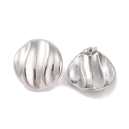 Non-Tarnish 304 Stainless Steel Stud Earrings for Women EJEW-Z049-07P-1
