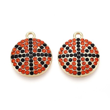 Alloy Pendants PALLOY-R153-01G-03-1